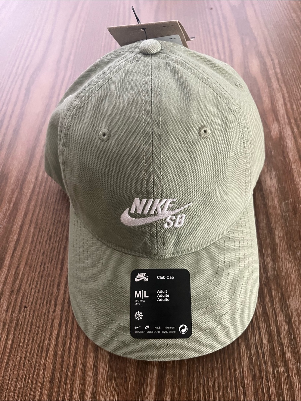 Nike SB light green Men’s adjustable hat